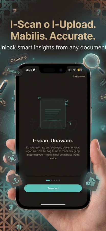 UNAWAIN — I-Scan o I-Upload. Mabilis. Accurate.